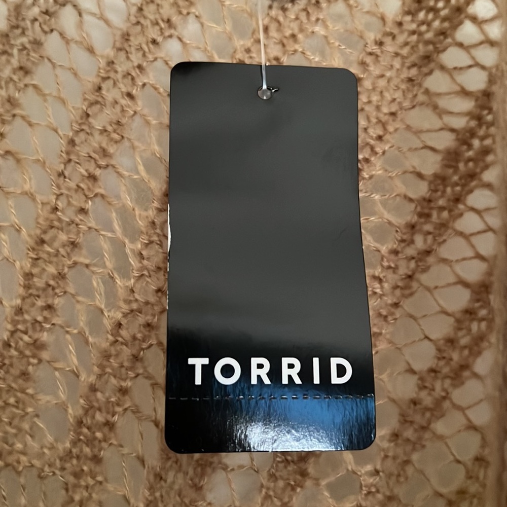 Torrid Open Knit Ruana - Picture 2 of 7